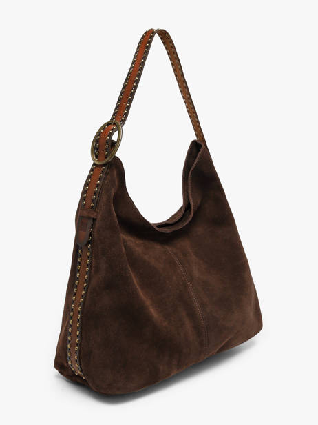 Schoudertas Heritage Leder Biba Bruin heritage LEF1L ander zicht 1