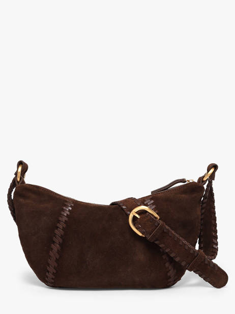 Sac Bandoulière Heritage Cuir Biba Marron heritage NAW3L vue secondaire 3