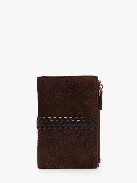 Portefeuille Cuir Biba Marron heritage NAW4L