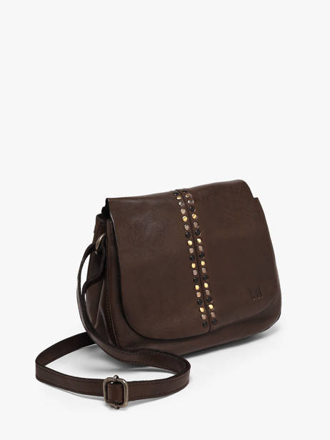 Cross Body Tas Heritage Leder Biba Bruin heritage HAK2L ander zicht 1