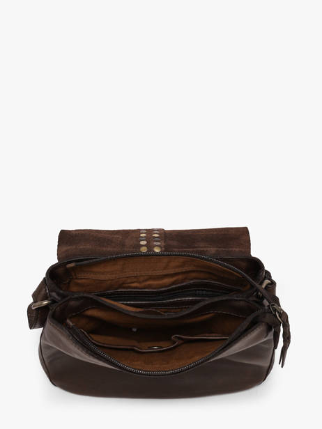 Cross Body Tas Heritage Leder Biba Bruin heritage HAK2L ander zicht 2
