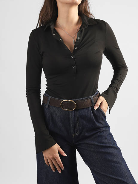 Damesriem Laura Leder Pieces Bruin laura 17112619 ander zicht 1