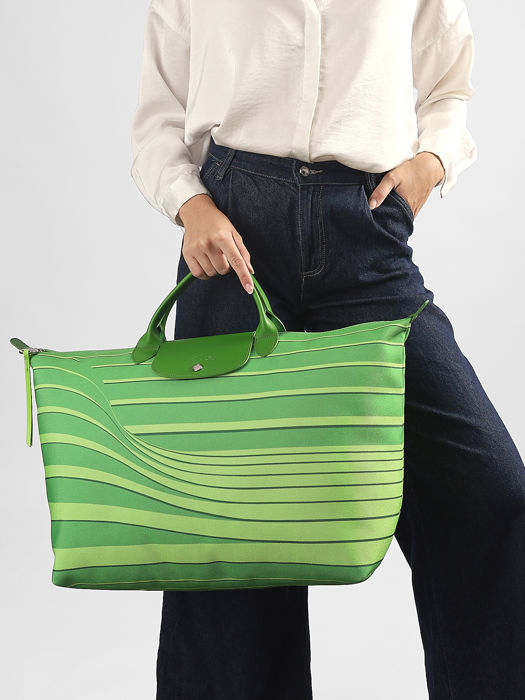 Longchamp Le pliage maison unique Reistassen Groen