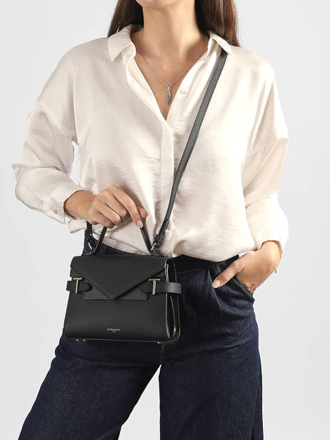 Cross Body Tas S Emilie Leder Le tanneur Zwart emily TEMI1003 ander zicht 1