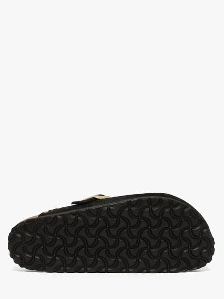 Slippers Uit Leder Birkenstock Zwart women 1030491 ander zicht 4