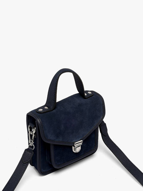 Cross Body Tas La Suite Leder Paul marius Blauw la suite GEORXSUI ander zicht 1