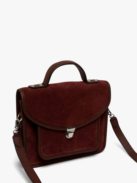Cross Body Tas La Suite Leder Paul marius Rood la suite GEORGSUI ander zicht 1