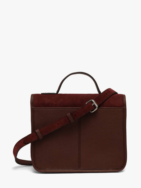 Cross Body Tas La Suite Leder Paul marius Rood la suite GEORGSUI ander zicht 3
