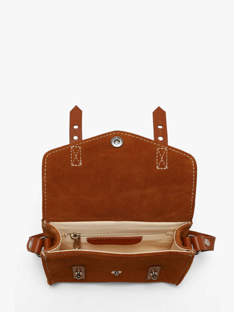 Cross Body Tas La Suite Leder Paul marius Oranje la suite MINISUI ander zicht 2