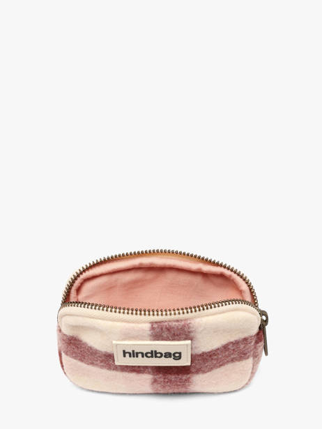 Portemonnee Hindbag Roze tartan TA ander zicht 1