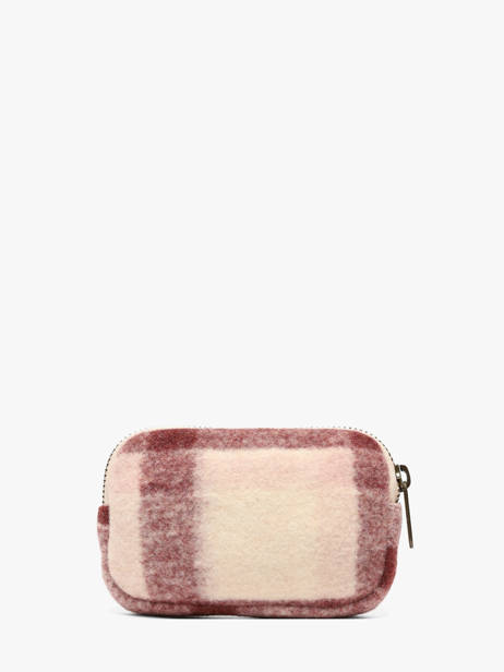 Portemonnee Hindbag Roze tartan TA ander zicht 2