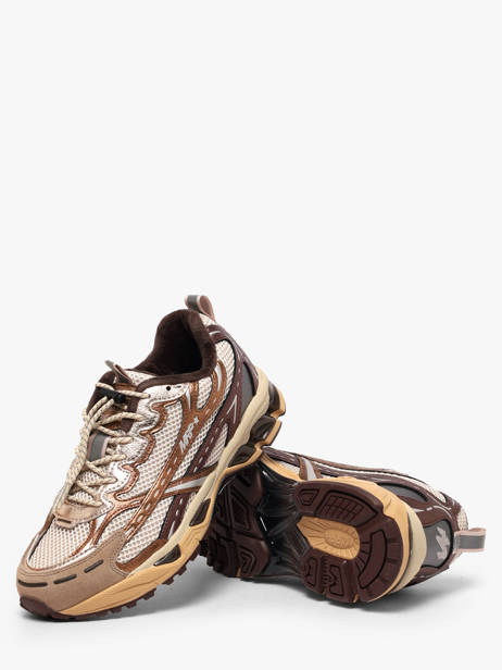 Sneakers En Cuir Mrp star Beige women V14 vue secondaire 2