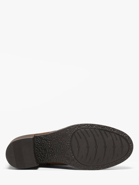 Enkellaarsjes Met Hak Uit Leder Dorking Beige women CA ander zicht 4