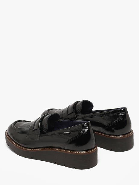 Mocassins Met Platformzool Uit Leder Dorking Zwart women NA ander zicht 2