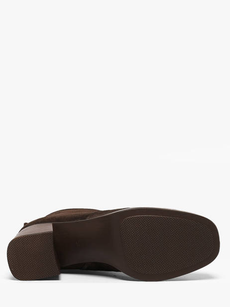 Enkellaarsjes Met Hak Uit Leder Dorking Bruin women CA ander zicht 4