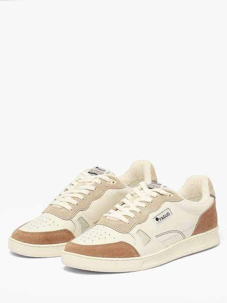 Sneakers Uit Leder Faguo Beige men 25CG3208 ander zicht 1