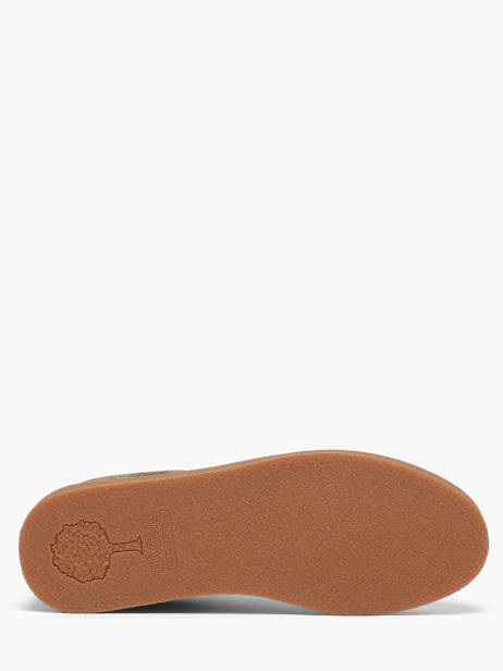 Sneakers Uit Leder Faguo Groen men 26CG0203 ander zicht 4