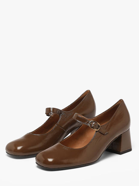 Pumps Met Hak Uit Leder Gabor Bruin women 3 ander zicht 1