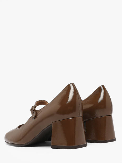 Pumps Met Hak Uit Leder Gabor Bruin women 3 ander zicht 2