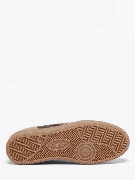 Sneakers Uit Leder Gabor Beige women 6 ander zicht 4
