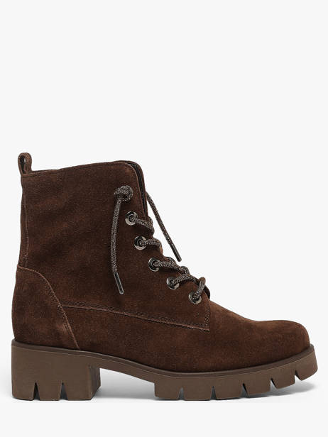 Enkellaarsjes Uit Leder Gabor Bruin women 8