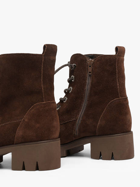 Enkellaarsjes Uit Leder Gabor Bruin women 8 ander zicht 2