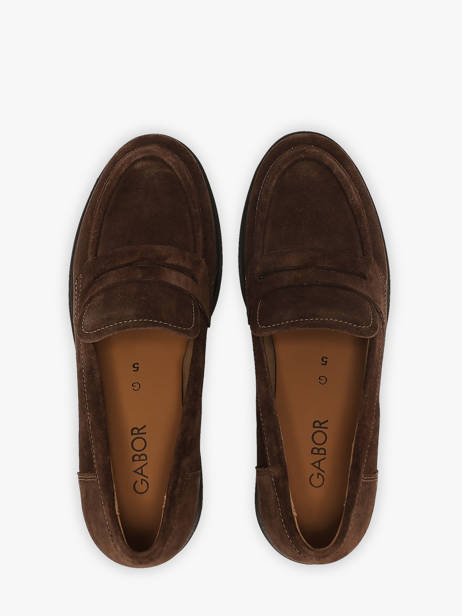 Mocassins Uit Leder Gabor Bruin women 3 ander zicht 3