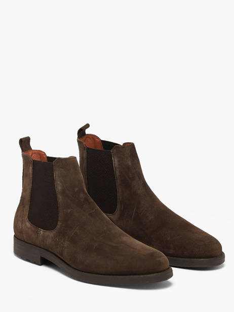 Chelsea Boots Uit Leder Kost Bruin men B00030B ander zicht 1