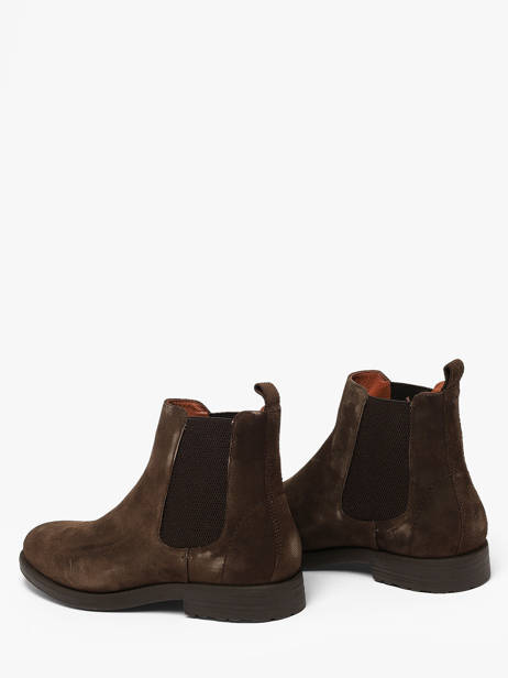 Chelsea Boots Uit Leder Kost Bruin men B00030B ander zicht 2