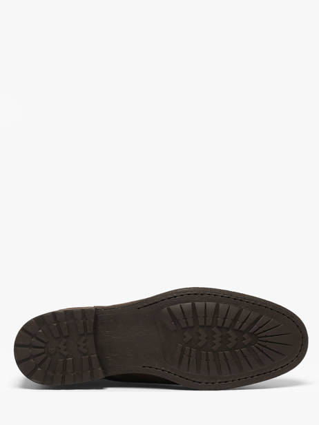 Chelsea Boots Uit Leder Kost Bruin men B00030B ander zicht 4
