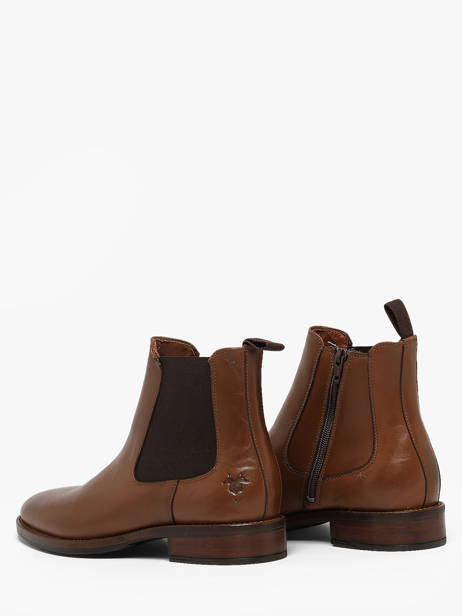 Chelsea Boots Uit Leder Kost Bruin men B0146A ander zicht 2
