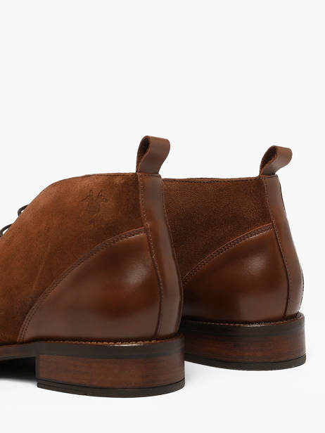 Boots Uit Leder Kost Bruin men B0100C ander zicht 2