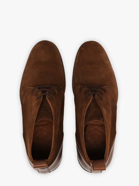Boots Uit Leder Kost Bruin men B0100C ander zicht 3