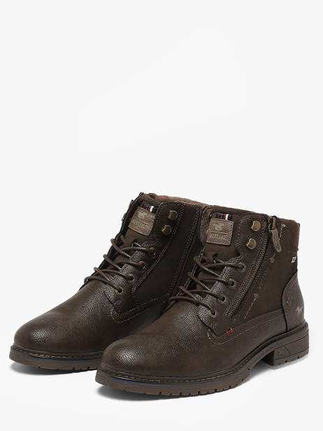 Boots Mustang Bruin men M0031006 ander zicht 1