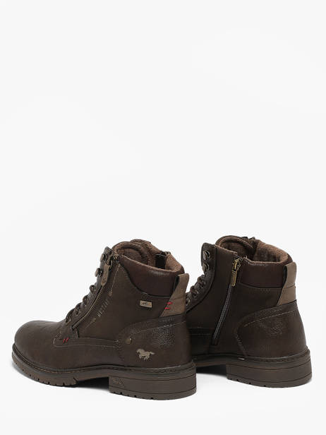 Boots Mustang Bruin men M0031006 ander zicht 2