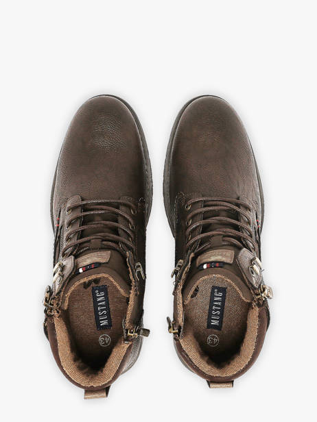 Boots Mustang Bruin men M0031006 ander zicht 3