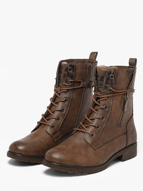 Boots Mustang Bruin women M0052022 ander zicht 1