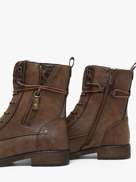 Boots Mustang Bruin women M0052022 ander zicht 2