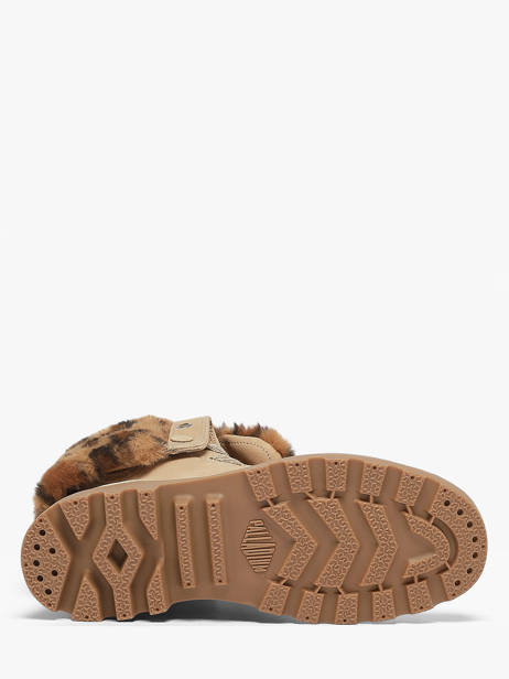 Winter Enkellaarsjes Uit Leder Palladium Beige women 94976257 ander zicht 4
