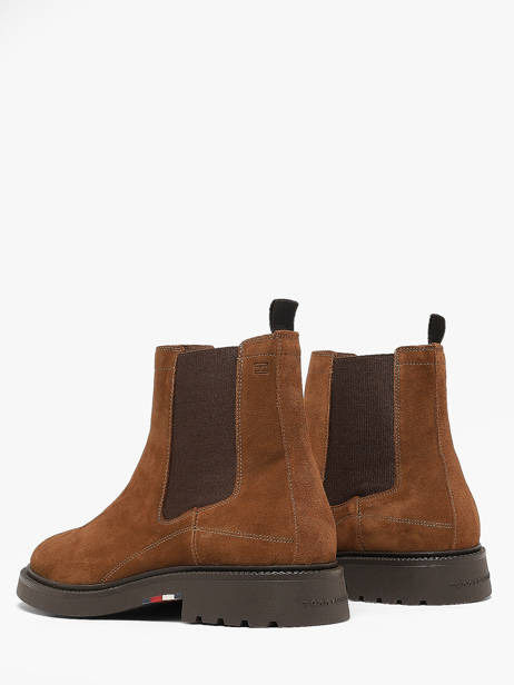 Chelsea Boots Uit Leder Tommy hilfiger Bruin men 5952GVQ ander zicht 2
