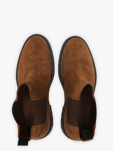 Chelsea Boots Uit Leder Tommy hilfiger Bruin men 5952GVQ ander zicht 3