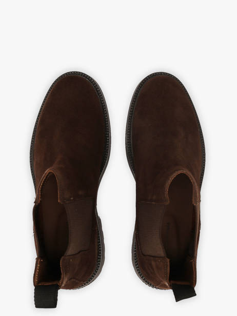 Chelsea Boots Uit Leder Tommy hilfiger Bruin men 5952GT6 ander zicht 3