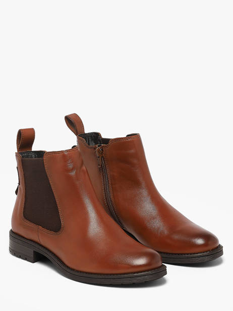 Chelsea Boots Uit Leder Tt. bagatt Bruin women FS3A4000 ander zicht 1
