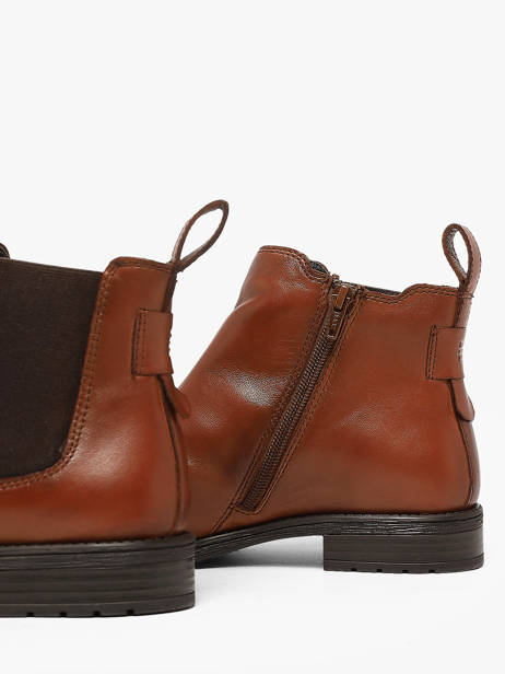 Chelsea Boots Uit Leder Tt. bagatt Bruin women FS3A4000 ander zicht 2