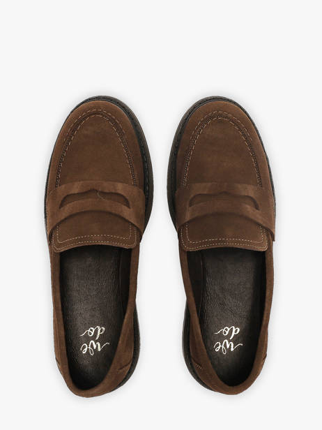 Mocassins Uit Leder We do Bruin women CO11412 ander zicht 3