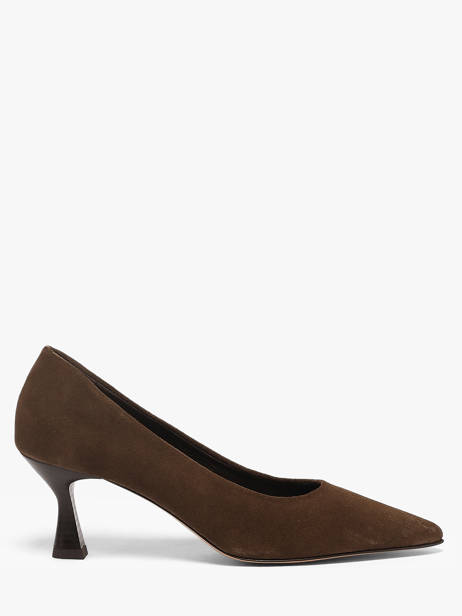 Pumps Met Naaldhak Uit Leder We do Bruin women CO55406B