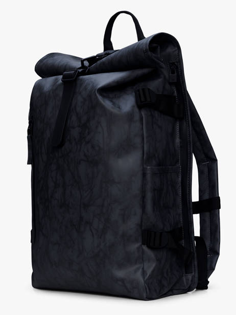 Rolltop Rucksack Large - Rugzak Rains Blauw city 14590 ander zicht 2