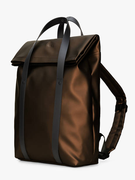 2 Way Tote Backpack - Rugzak Rains Bruin city 12940 ander zicht 2