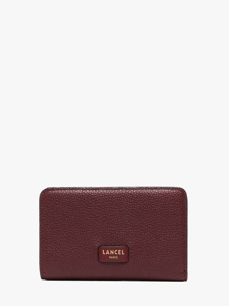 Portefeuille Met Rits Ninon Leder Lancel Violet ninon A11123