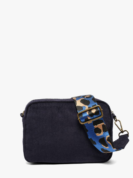 Cross Body Tas Milla Katoen Pieces Blauw milla 17159866